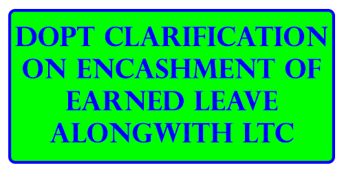 earned leave encashment rules in india
