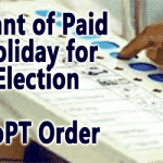 Grant of Paid Holiday for Election on 12-3-2018 - DoPT Order