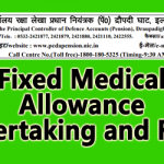Fixed Medical Allowance Undertaking and Form