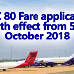 LTC 80 Fare as on 05 October 2018